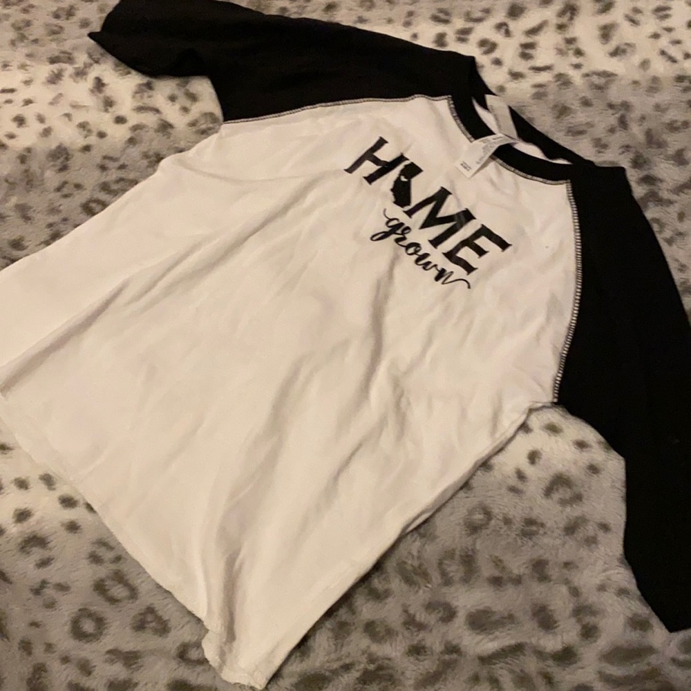 Home grown baseball style shirt size 4 NWT
